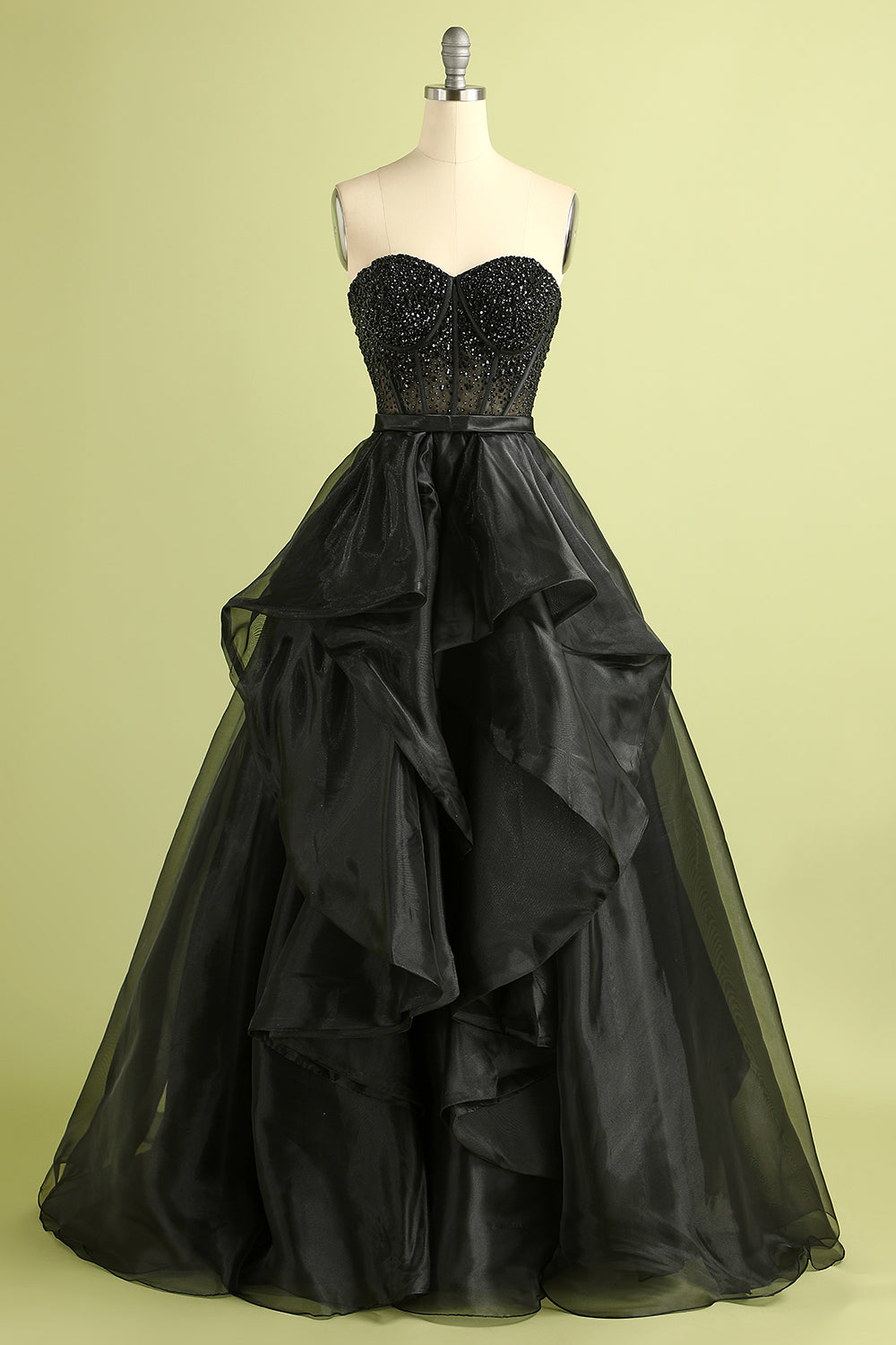 Asymmetrical Games Black Strapless Gown | Dresses – MANNING CARTELL